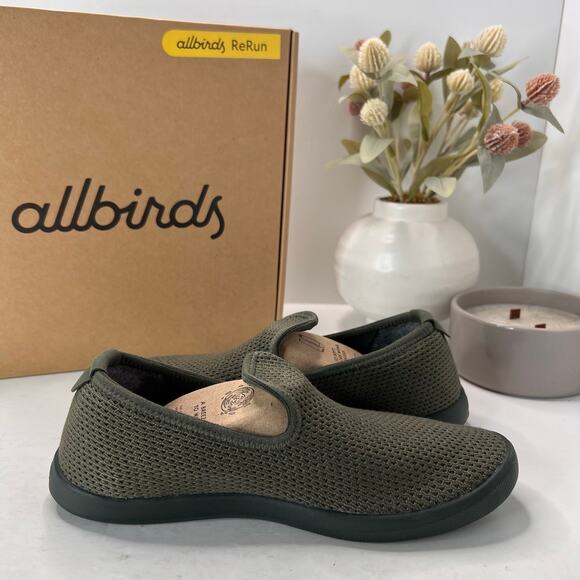 Allbirds Tree Loungers Slip on Walking Shoes Kauri Fiddle Leaf Green Women 6 NWB - Picture 6 of 10